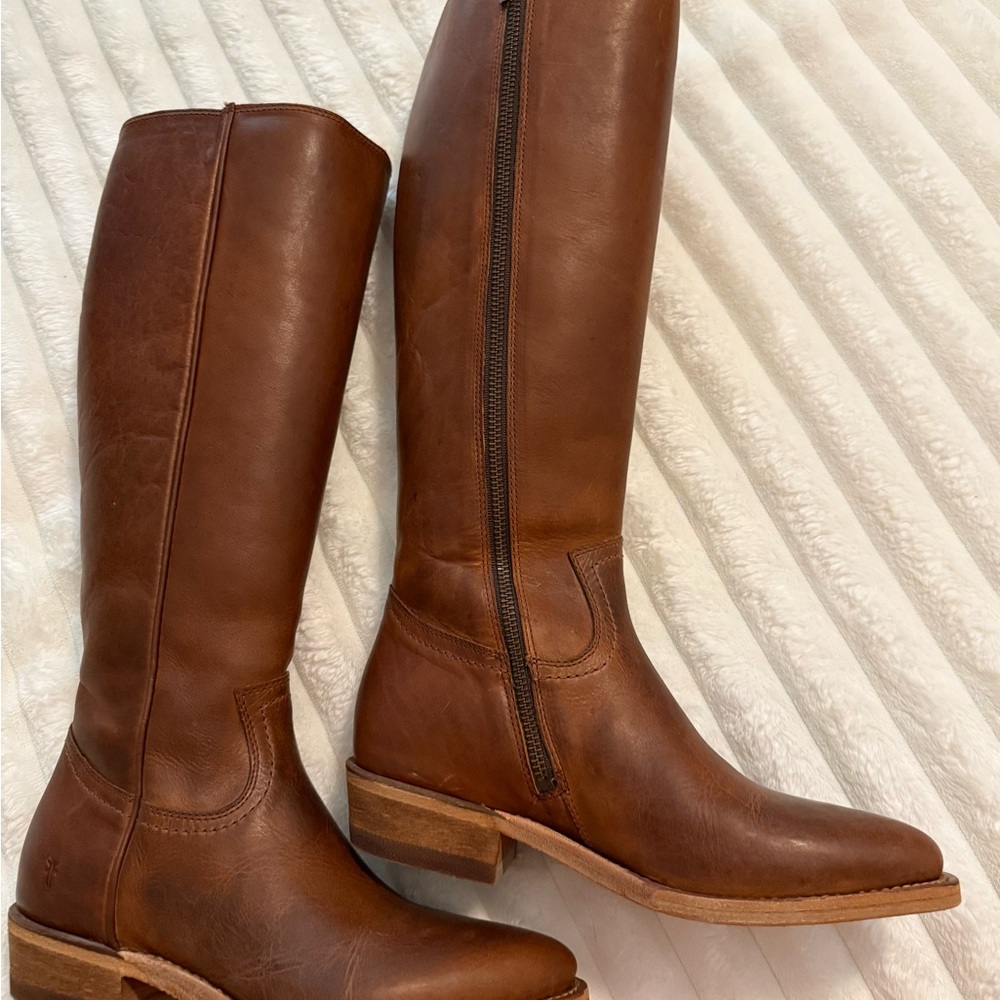 Frye Carson Piping Tall  Boot NEW